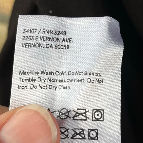 Reformation Raydon Knit Black Off The Shoulder Dress Size M - Picture 11 of 11